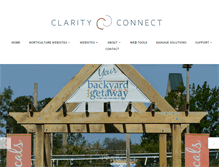Tablet Screenshot of clarity-connect.com